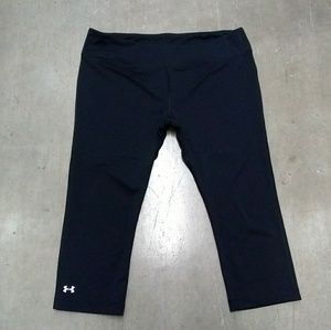 Women Under Armour Heat Gear Capris Large